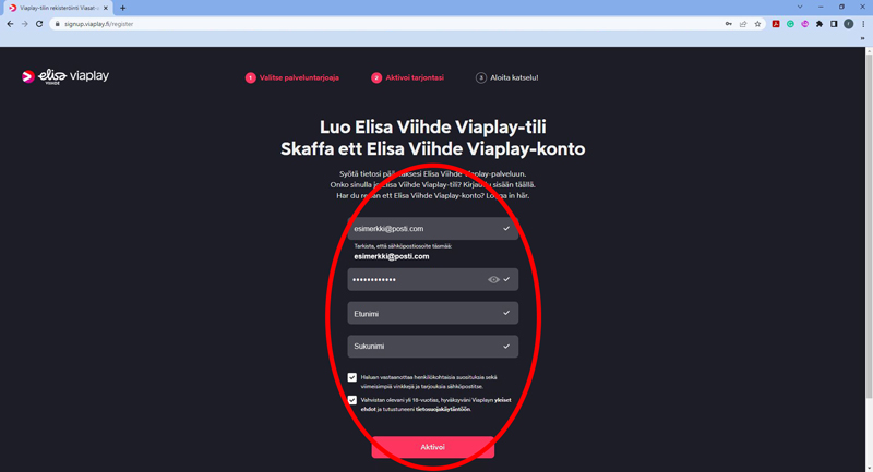 Elisa Viihde Viaplay -suoratoistopalvelun käyttöönotto - Maxivision